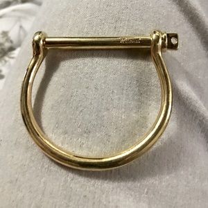 Miansai Screw Cuff Bracelet - gold, small